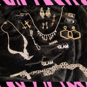 80s Rocker Gal Jewelry Lot